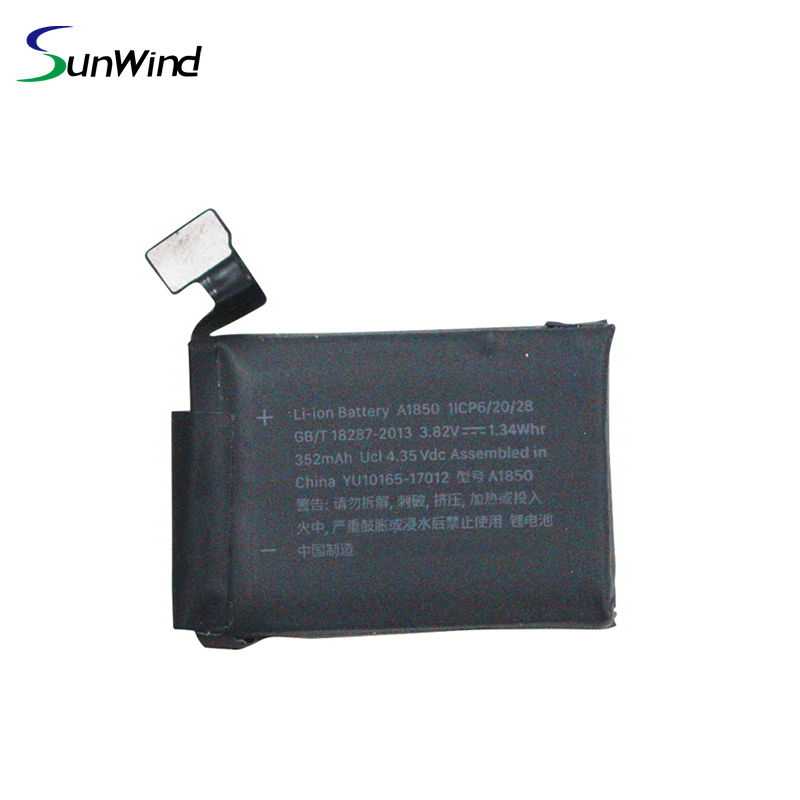 3.82V 352mAh Replacement Battery for Apple Smart Watch Series 3th 42mm A1850 Cellular